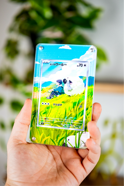 Hop’s Wooloo AR | Display Case Extended Art for Pokemon Journey Together Card