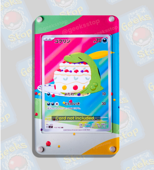 Gulpin AR Extended Art Custom Display Case for Pokémon Card