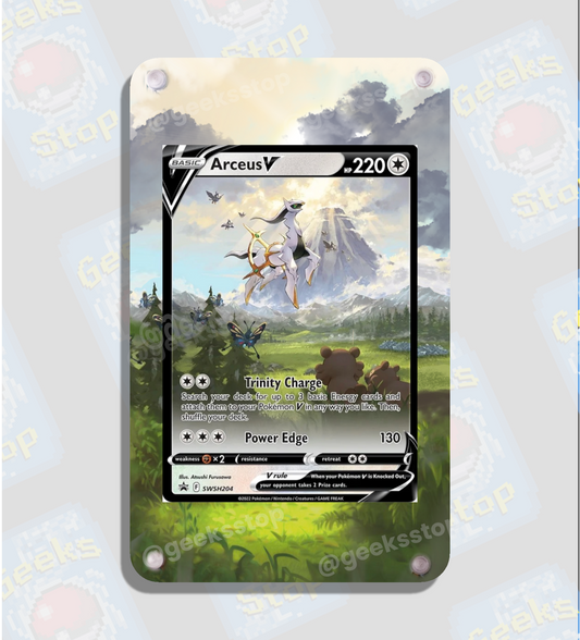 Arceus V Promo| Display Case Extended Art for Pokemon Card