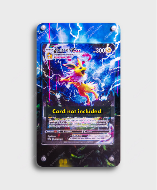 Jolteon VMAX Alternate | Card Display Case Extended Art for Pokemon Card