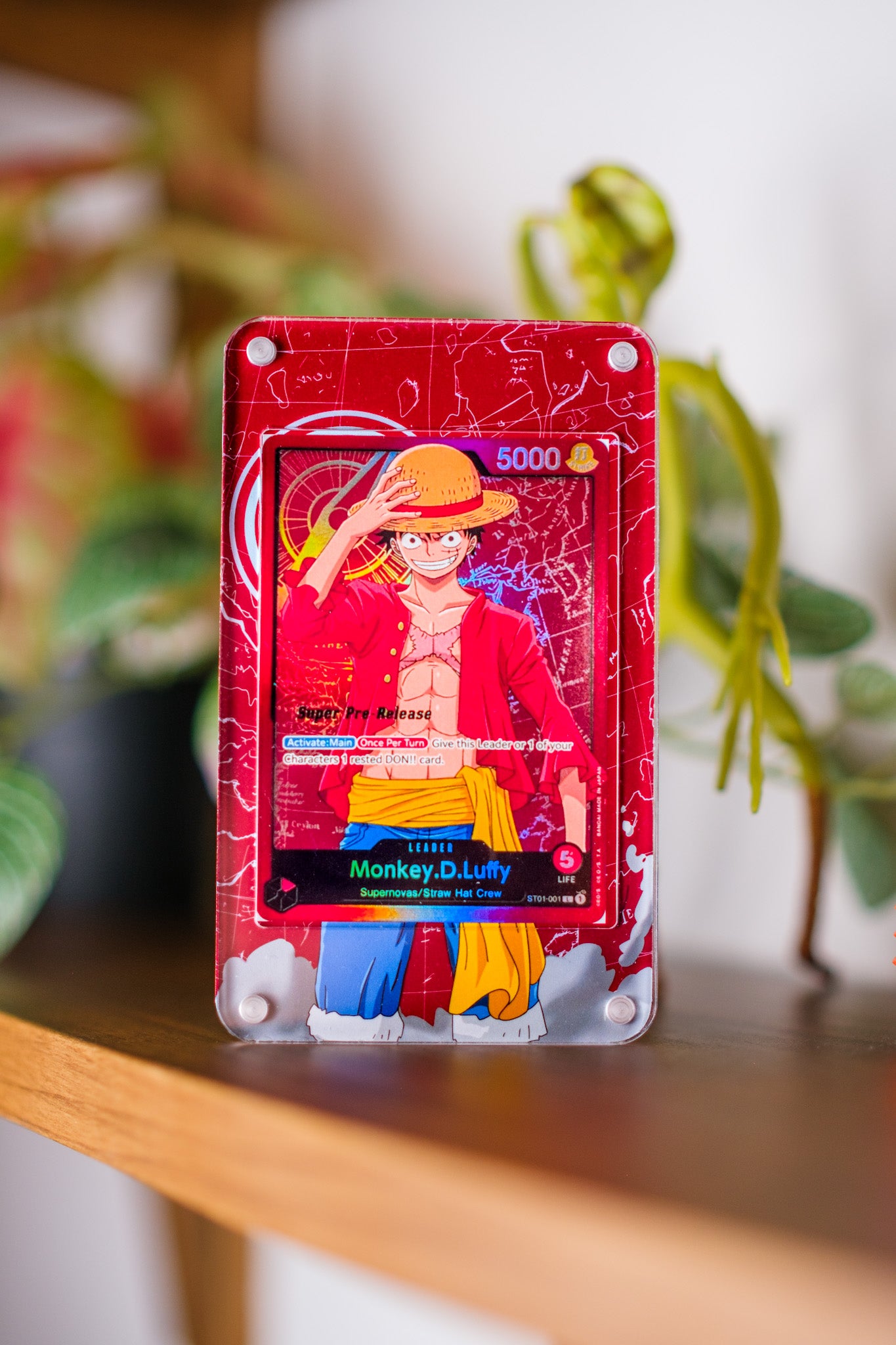 Monkey D Luffy ST01 Pre-Release | Display Case Extended Art for One Piece Card