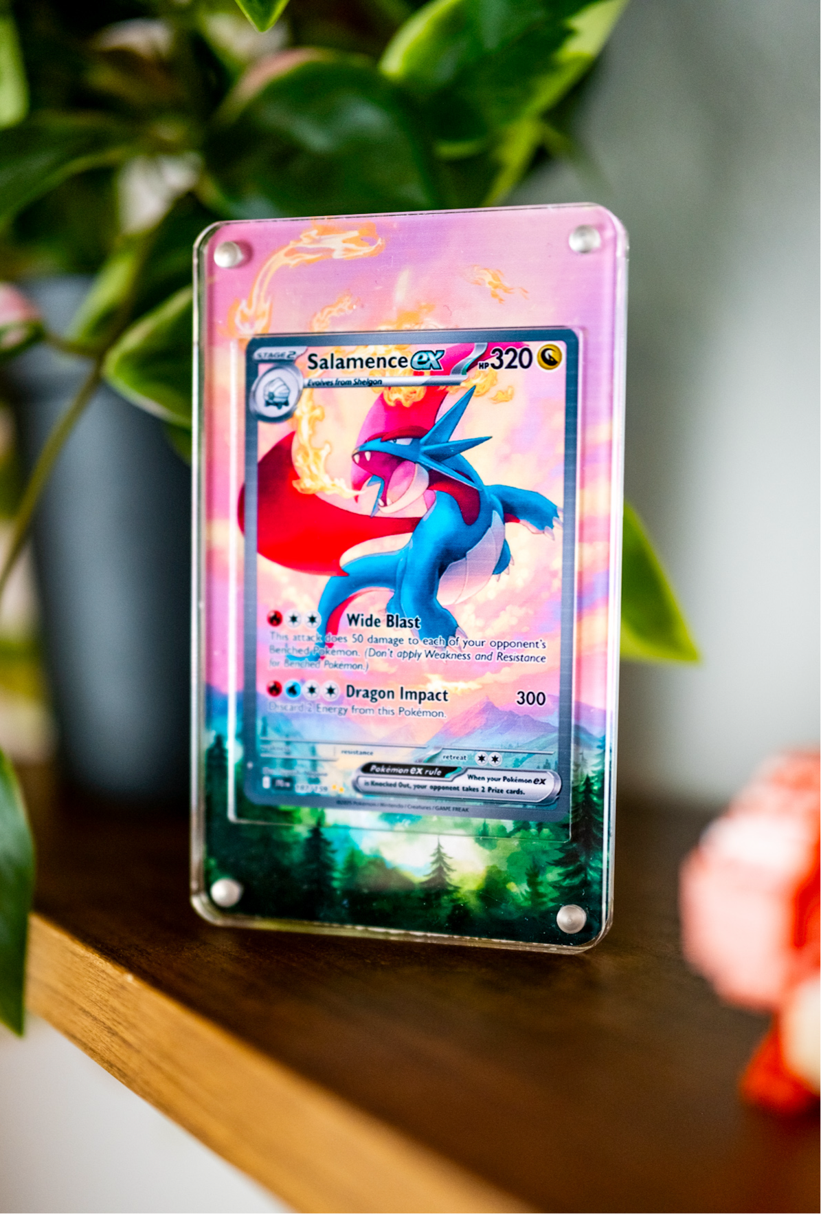 Salamence ex SAR | Display Case Extended Art for Pokemon Journey Together Card