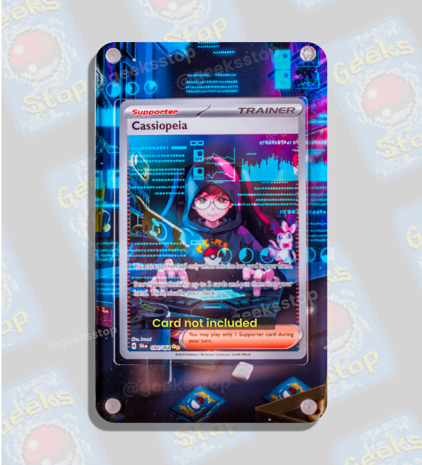 Cassiopeia SAR | Display Case Extended Art for Pokémon Card