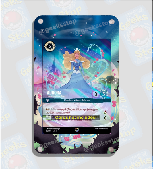Aurora - Dreaming Guardian Enchanted - Extended Art Custom Display Case for Lorcana Card