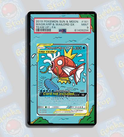 Magikarp & Wailord GX PSA CGC Beckett | Extended Art Display Case for Pokemon Card