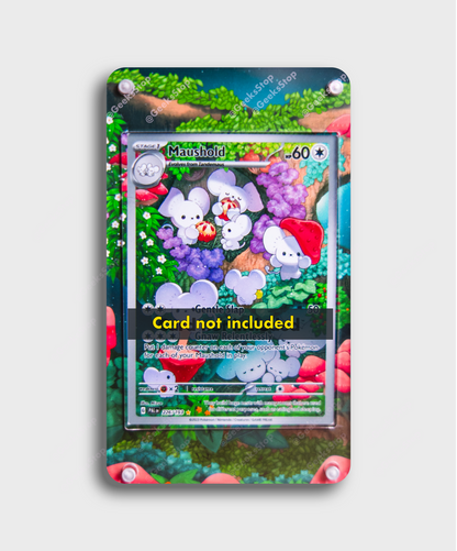 Maushold 226/193 IR | Card Display Case Extended Art for Pokemon Card GeeksStop Maushold 226/193 IR | Card Display Case Extended Art for Pokemon Card GeeksStop