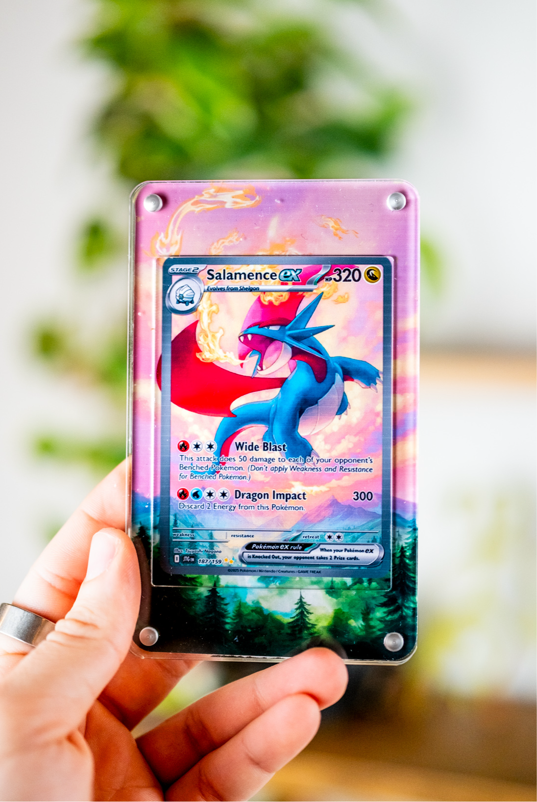 Salamence ex SAR | Display Case Extended Art for Pokemon Journey Together Card