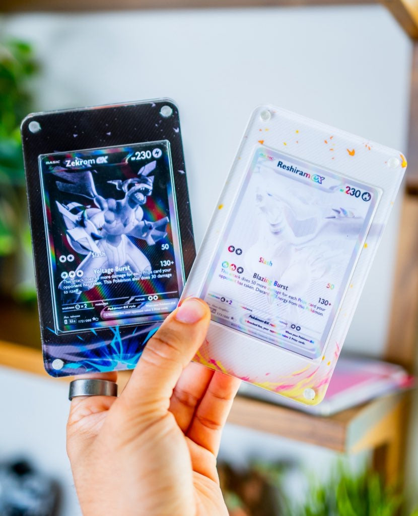 Zekrom ex BWR | Extended Art Display Case for Pokemon Heat Wave Arena Card