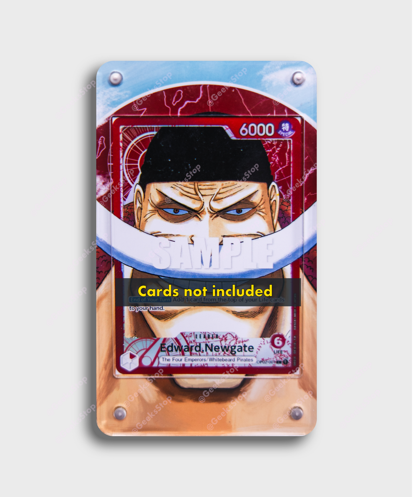 Edward Newgate 001 Alt Art | Display Case Extended Art for One Piece Card