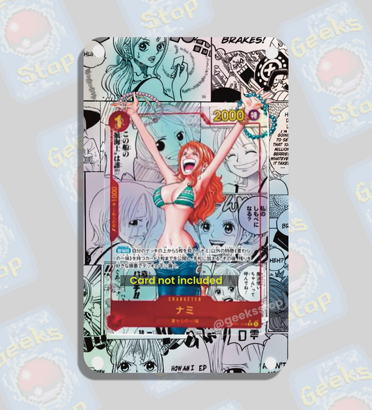 Nami Manga PB01 | Extended Art Display Case for One Piece Card