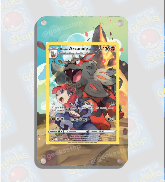 Arcanine TG08 | Display Case Extended Art for Pokemon Card