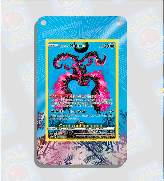 Moltres Promo | Display Case Extended Art for Pokemon Card