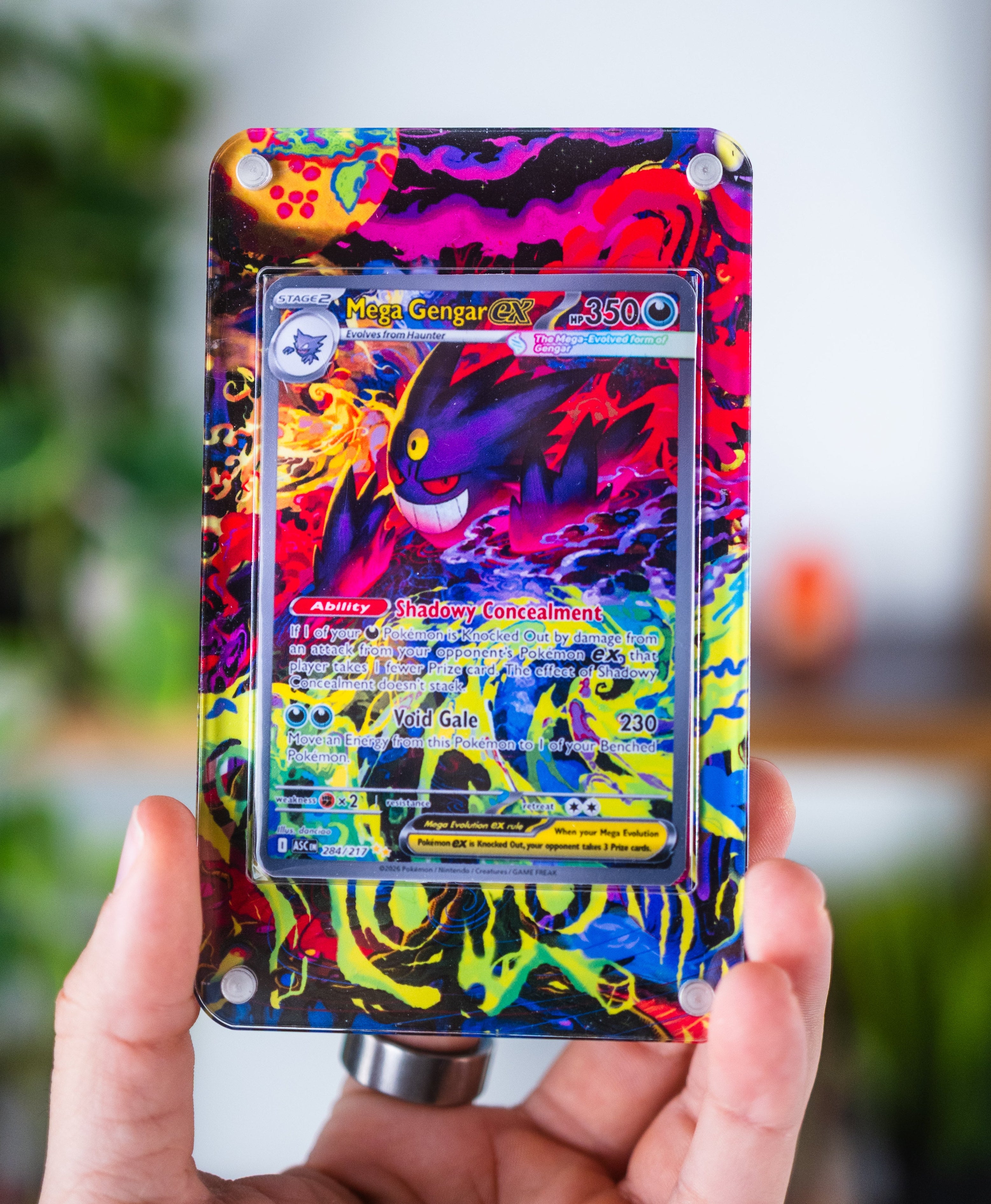 Mega Gengar ex SAR | Extended Art Display Case for Pokemon Card