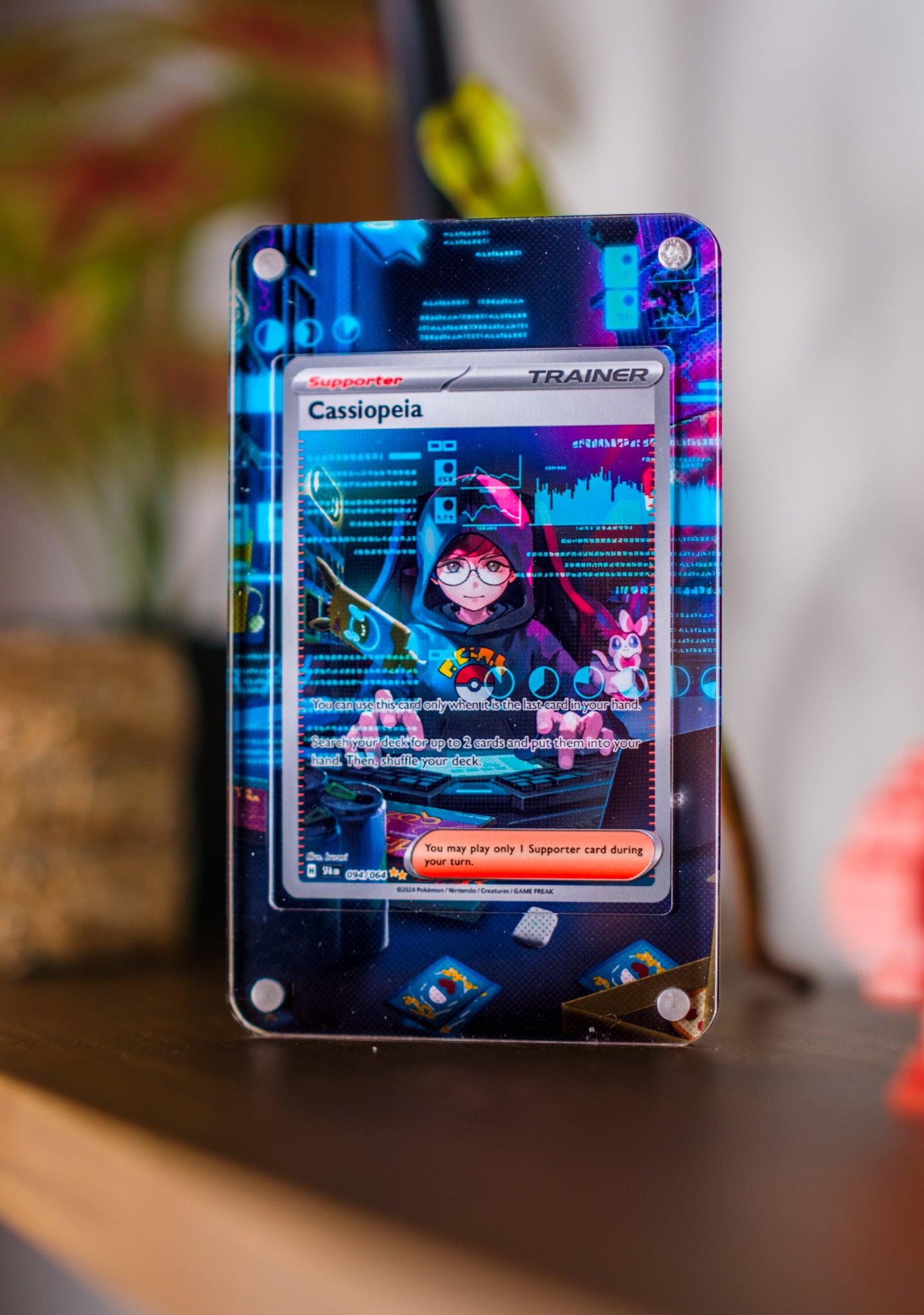 Cassiopeia SAR | Display Case Extended Art for Pokémon Card