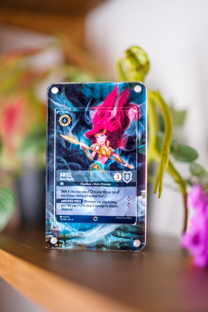 Ariel Sonic Warrior Enchanted - Extended Art Display Case for Lorcana Card