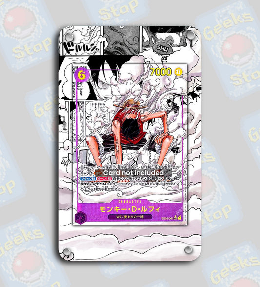 Luffy EB02 Gear 2 Manga | Extended Art Display Case for One Piece Card
