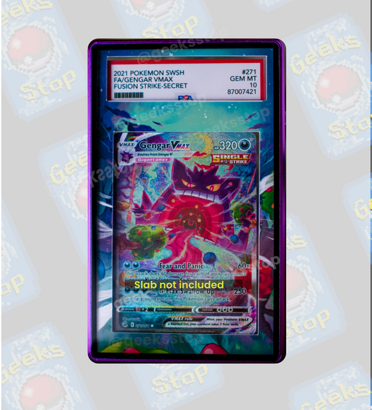 Gengar VMAX Alt Art | PSA Display Case Extended Art for Pokemon Card