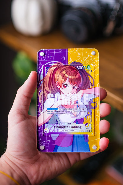 Charlotte Pudding Leader Alt Art | Display Case Extended Art for One Piece Card