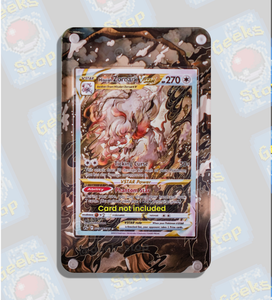 Hisuian Zoroark VSTAR | Card Display Case Extended Art for Pokemon Card