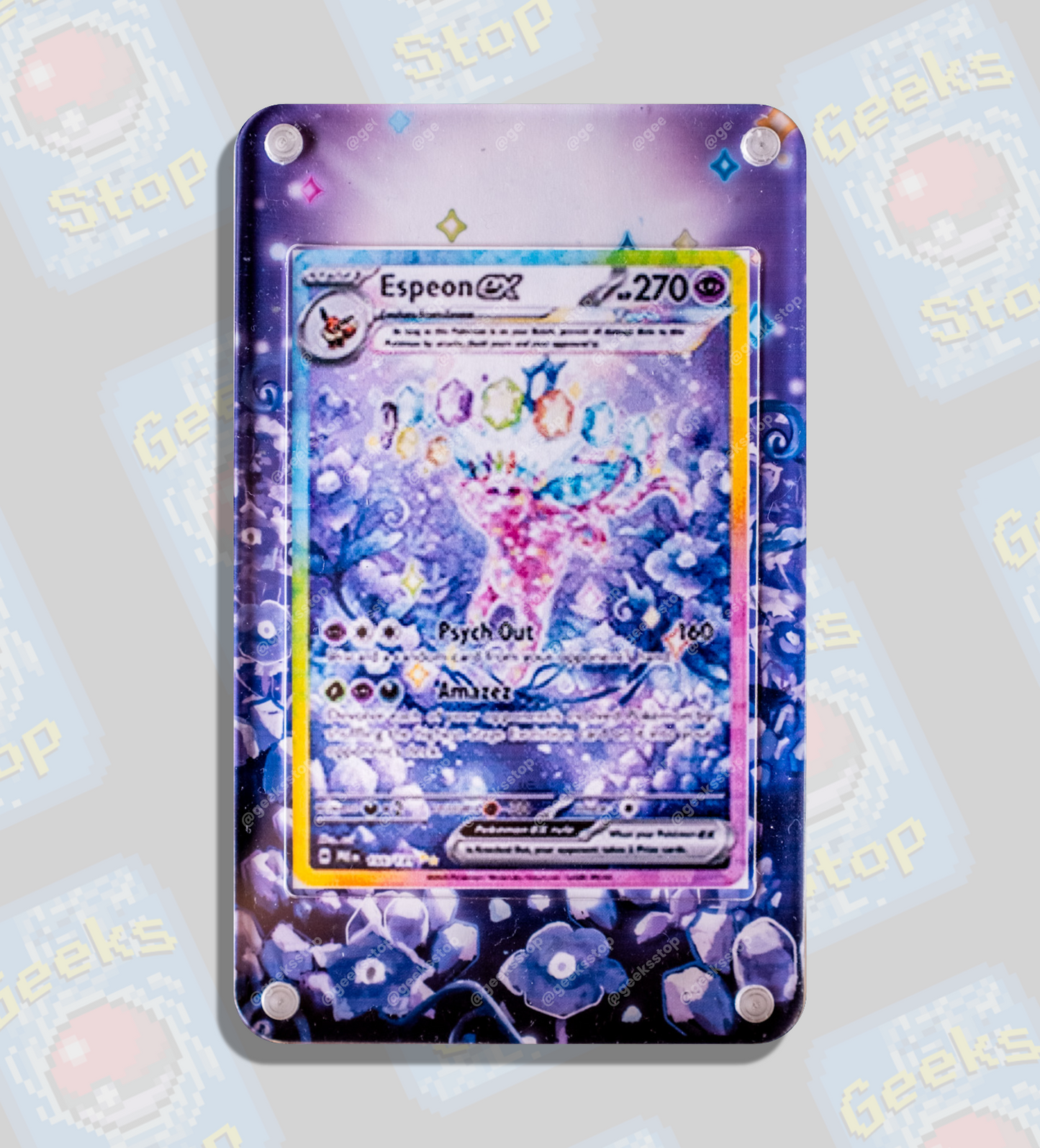 Espeon ex SAR | Display Case Extended Art for Pokemon Card