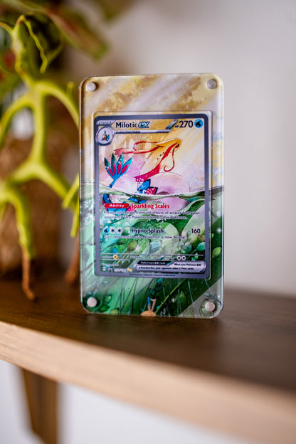 Milotic ex SAR | Extended Art Display Case for Pokémon Surging Sparks Card