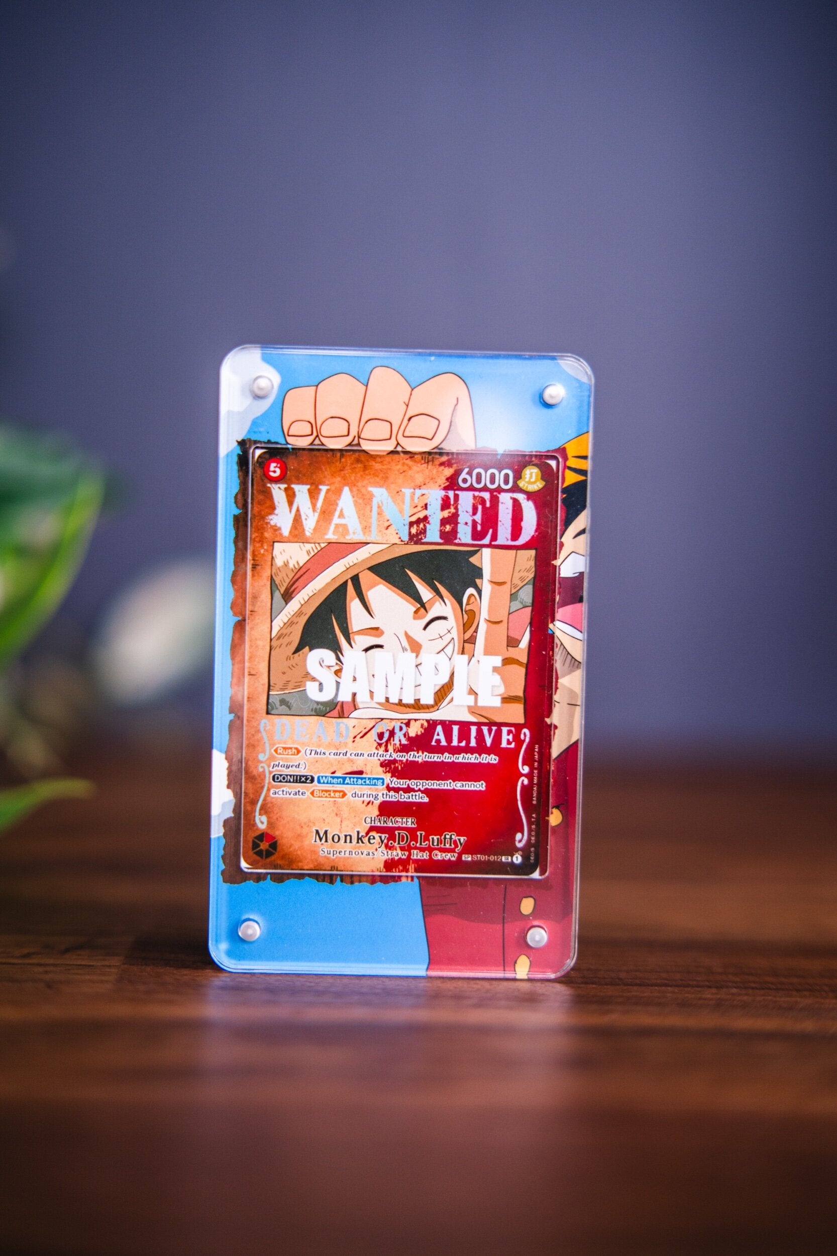 Monkey D Luffy ST01 Wanted | Display Case Extended Art for One Piece Card