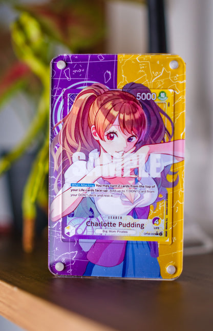 Charlotte Pudding Leader Alt Art | Display Case Extended Art for One Piece Card