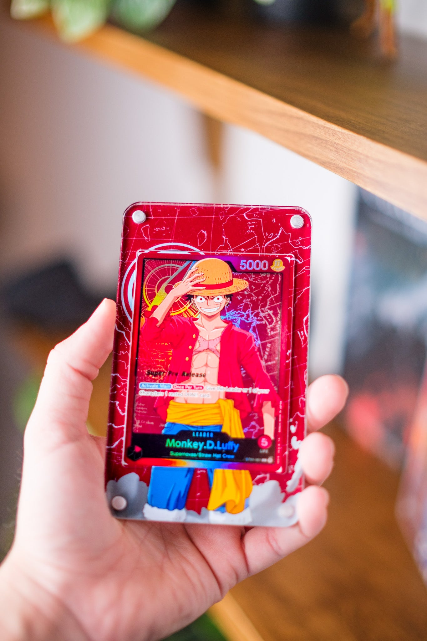 Monkey D Luffy ST01 Pre-Release | Display Case Extended Art for One Piece Card