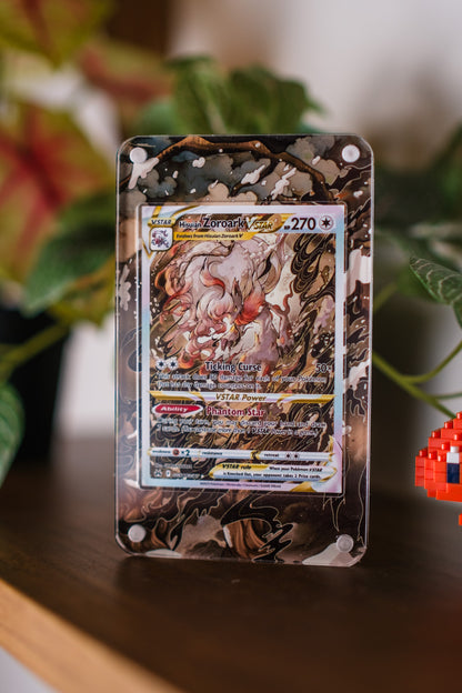 Hisuian Zoroark VSTAR | Card Display Case Extended Art for Pokemon Card