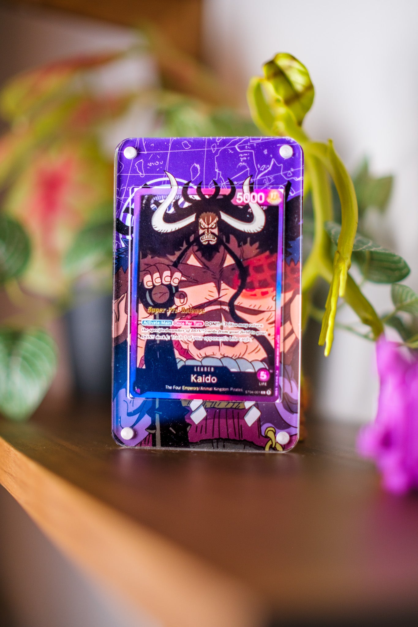 Kaido Super Pre-Release | Display Case Extended Art for One Piece Card