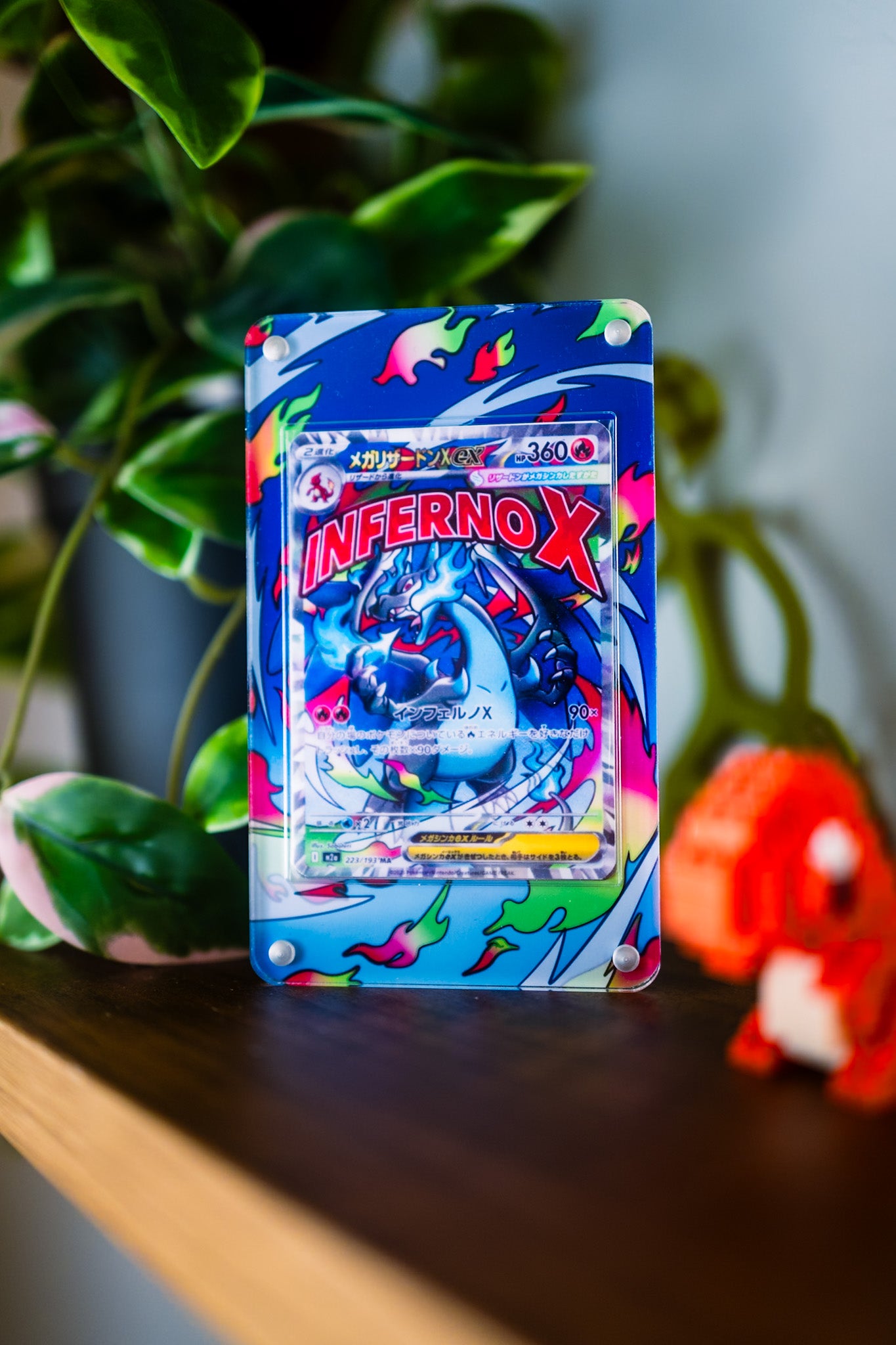 Mega Charizard X ex 223/193 MA Inferno X | Extended Art Display Case for Pokemon Card