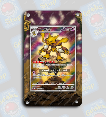 Alakazam AR 071 | Extended Art Display Case for Pokemon Card