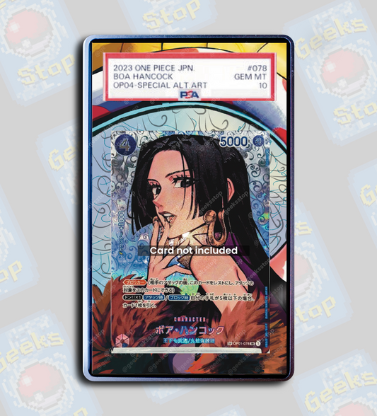 Boa Hancock SP OP04 | PSA TAG Beckett Extended Art Display Case for One Piece Card