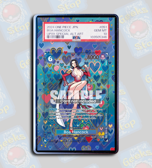 Boa Hancock SP OP09 | PSA TAG Beckett Extended Art Display Case for One Piece Card