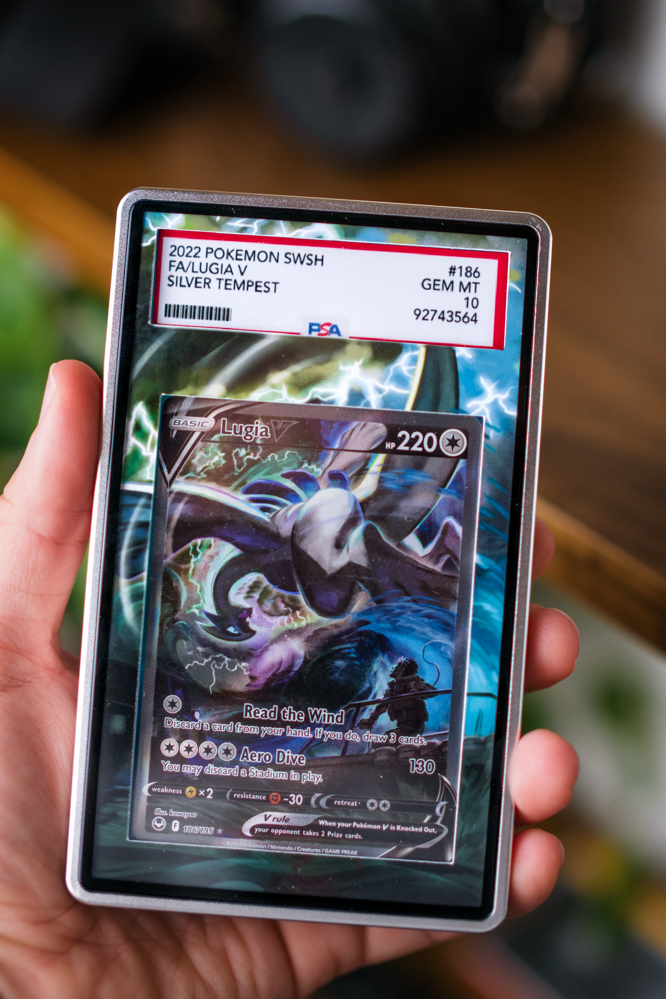 Lugia V Alt Art PSA | Display Case Extended Art for Graded Pokemon Card