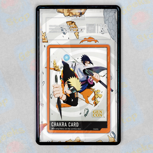 Naruto Chakra Card Yankees GenCon | PSA TAG Extended Art Display Case