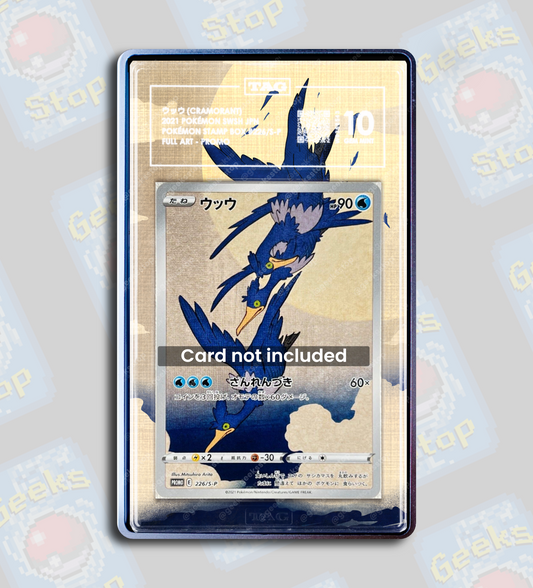 Cramorant 226 Stamp Promo PSA Beckett TAG | Extended Art Display Case for Pokemon