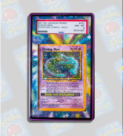 Shining Mew CoroCoro #151 PSA Slab Extended Art Custom Display Case for Graded Card