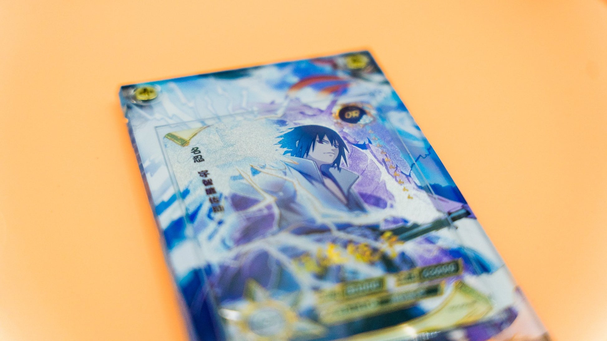 sasuke card sleeves Sasuke Kayou OR-007 Extended Art Custom Naruto Card Display Case – GeeksStop