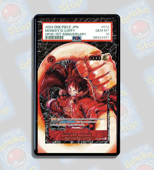 Luffy 012 Alt Art OP05 CGC Beckett PSA | Display Case Extended Art for One Piece Card