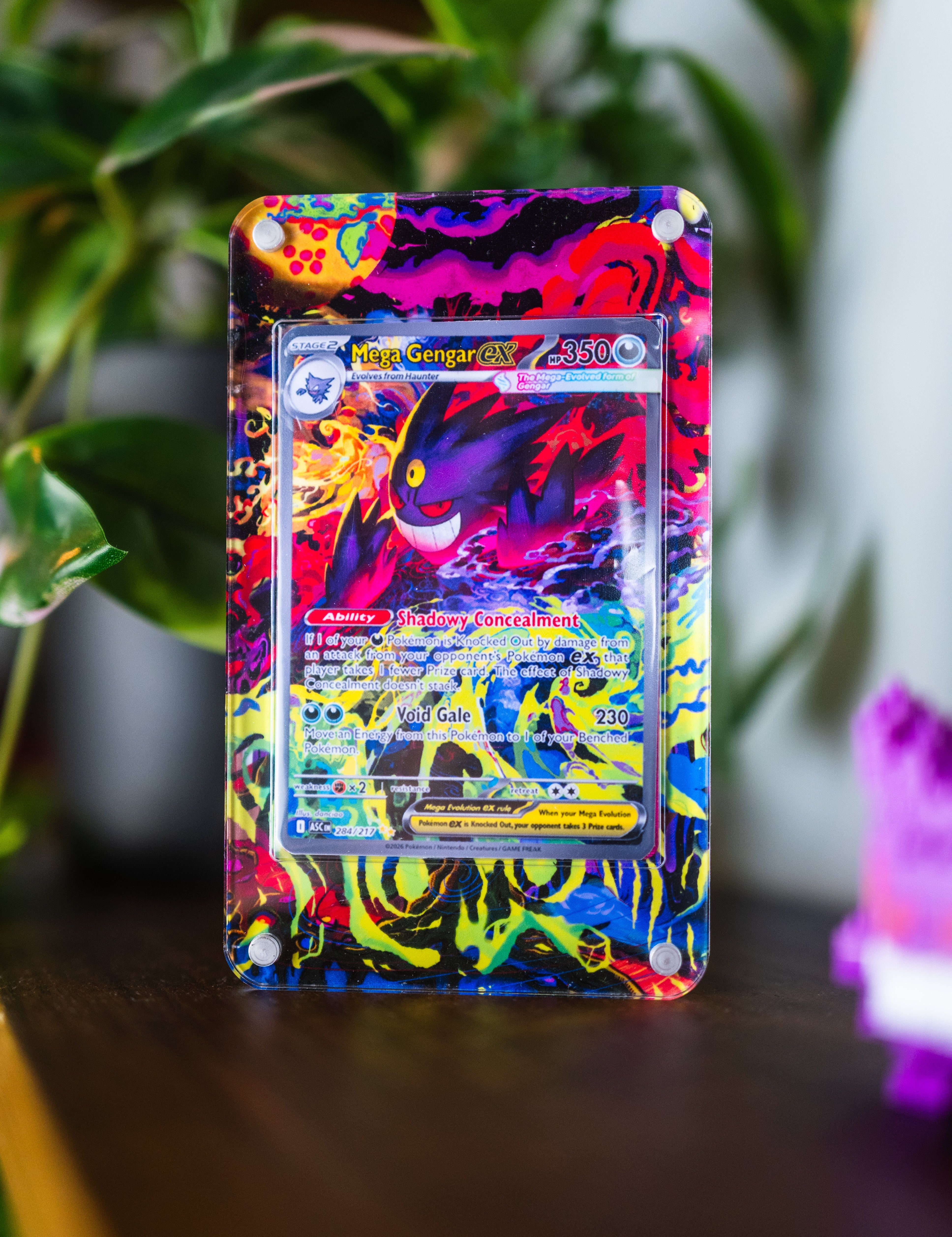 Mega Gengar ex SAR | Extended Art Display Case for Pokemon Card