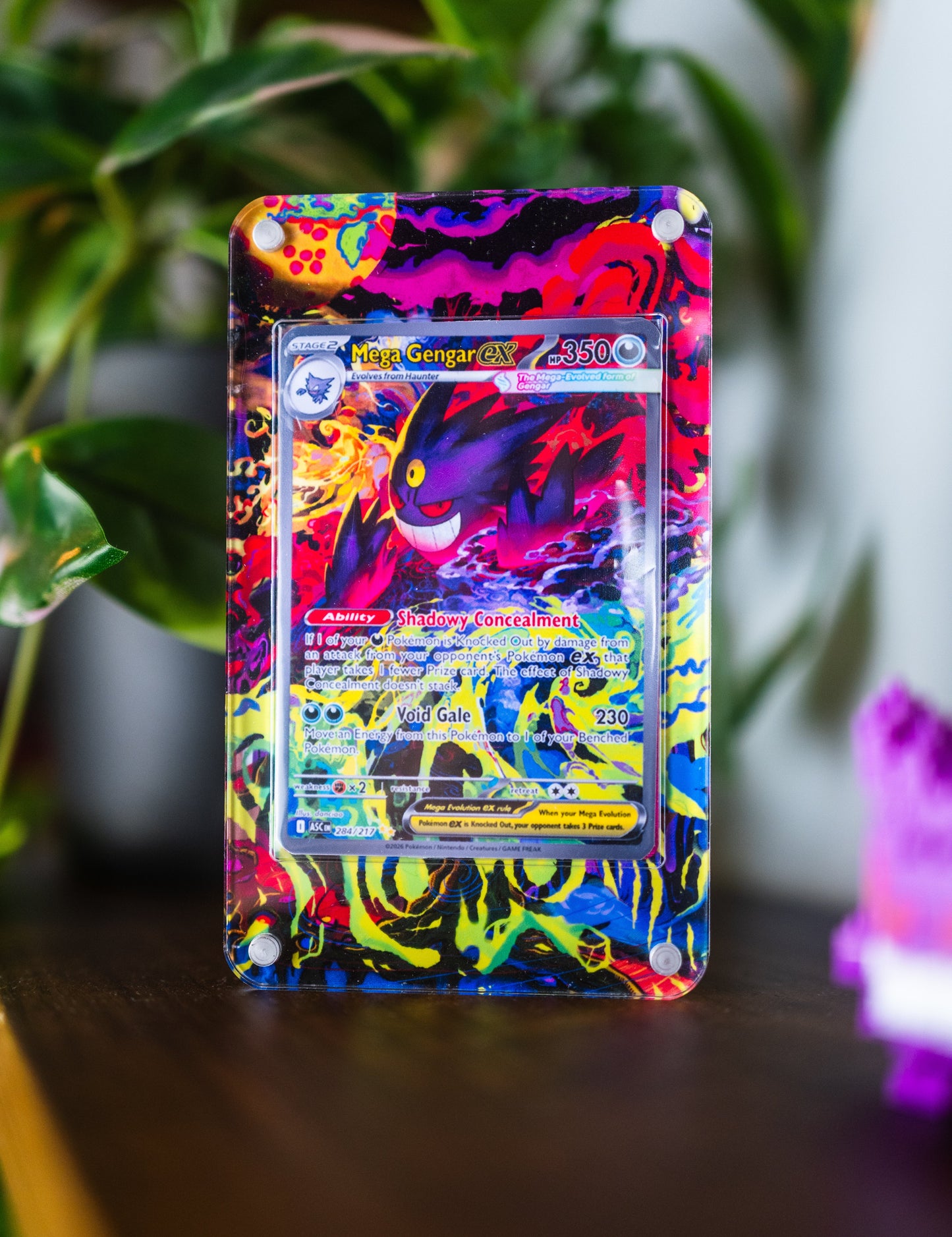 Mega Gengar ex SAR | Extended Art Display Case for Pokemon Card