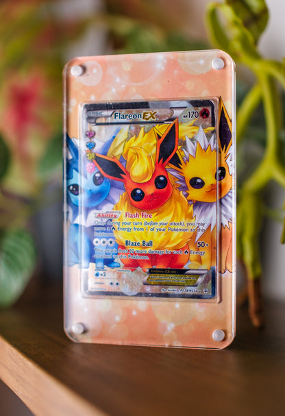 Flareon EX RC28 | Display Case Extended Art for Pokemon Card