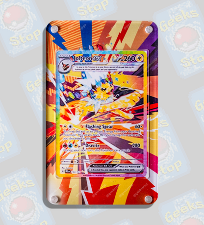 Jolteon ex SAR | Display Case Extended Art for Pokemon Card