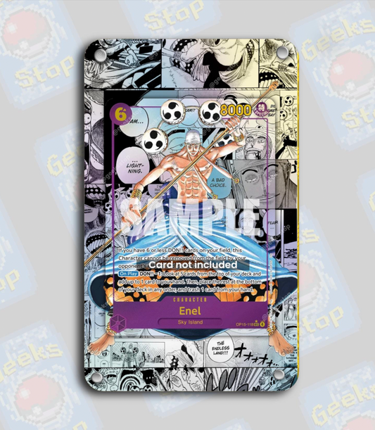 Enel Manga OP15 | Extended Art Display Case for One Piece Card