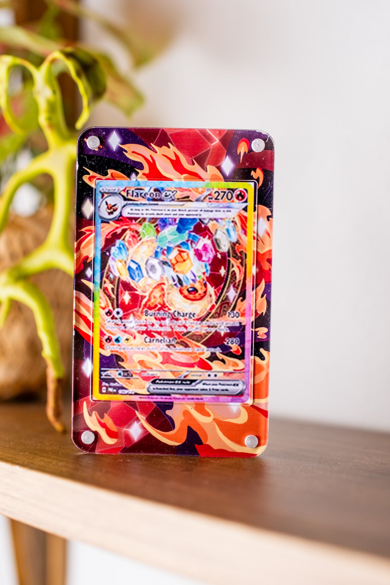 Flareon ex SAR | Display Case Extended Art for Pokemon Card