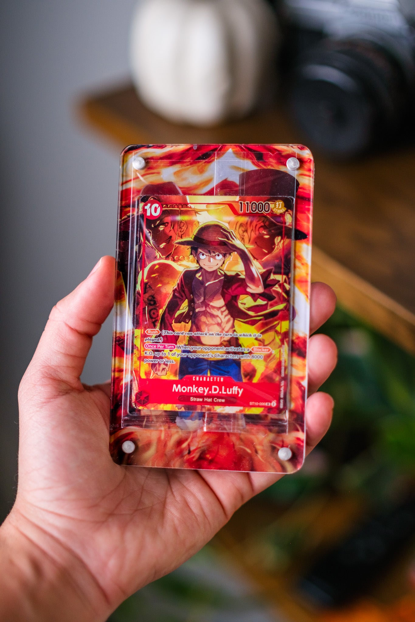 Luffy Treasure Booster Set Promo | Display Case Extended Art for Graded One Piece Card