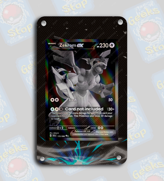Zekrom ex BWR | Extended Art Display Case for Pokemon Heat Wave Arena Card