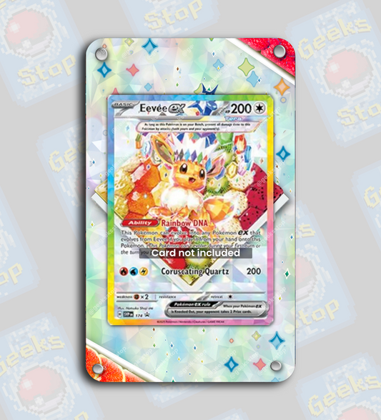 Eevee ex Promo SAR | Extended Art Display Case for Pokemon Card