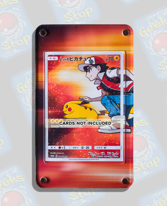 Red's Pikachu #270/SM-P | Card Display Case Extended Art for Pokemon Card